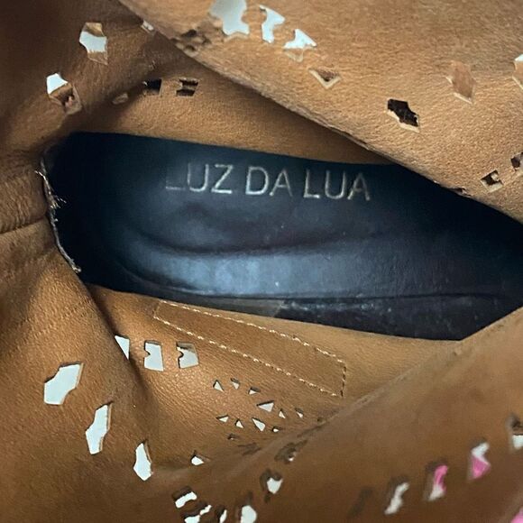 Suede Slouch Booties Luz Da Lua Made In Brazil - Picture 7 of 7